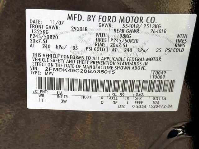 2008 Ford Edge Limited