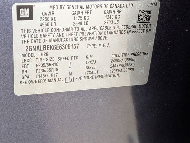 2014 Chevrolet Equinox 1LT
