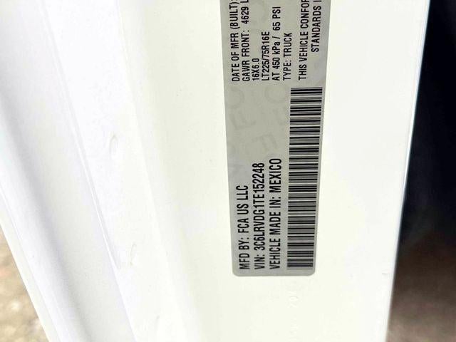 2026 RAM ProMaster 2500 Cargo Van Tradesman High Roof 159' WB w/Pass Seat