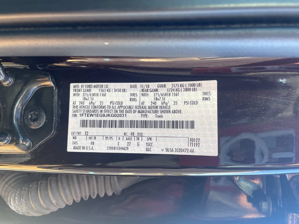 2018 Ford F-150 XLT