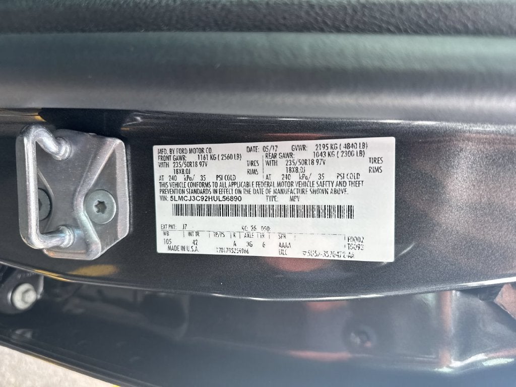 2017 Lincoln MKC Reserve