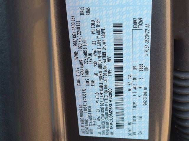 2025 Ford Escape Hybrid ST-Line