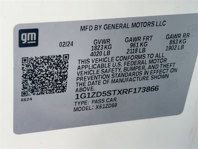 2024 Chevrolet Malibu LT 1LT