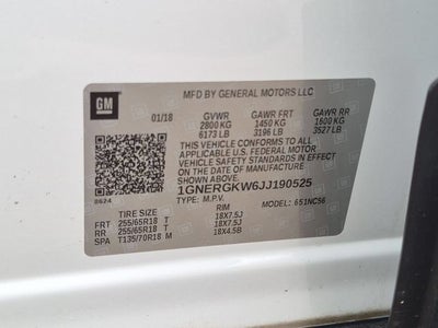 2018 Chevrolet Traverse LT Cloth w/1LT