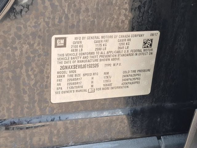 2018 Chevrolet Equinox LT