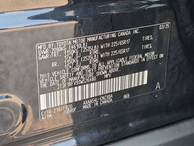 2025 Toyota RAV4 LE