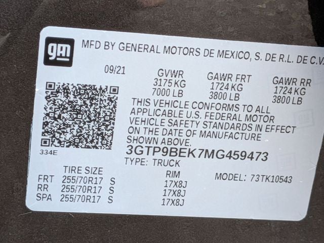 2021 GMC Sierra 1500 SLE