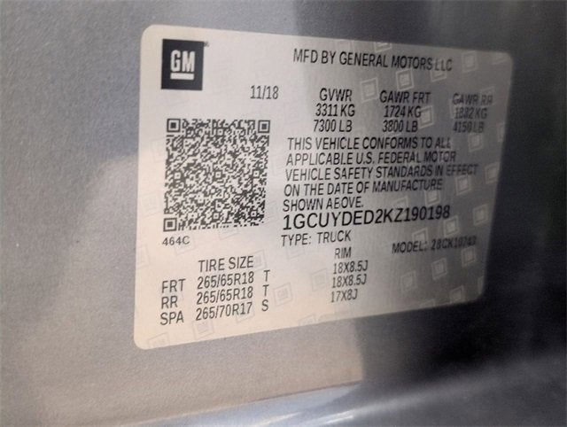 2019 Chevrolet Silverado 1500 LT