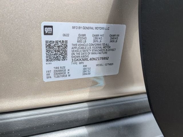 2022 GMC Acadia SLE