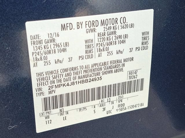 2017 Ford Edge SEL
