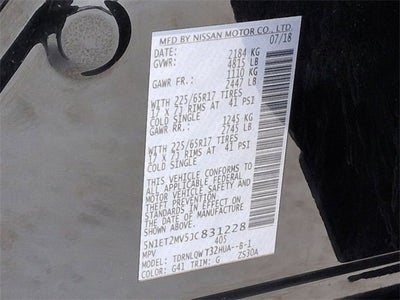 2018 Nissan Rogue Hybrid SV