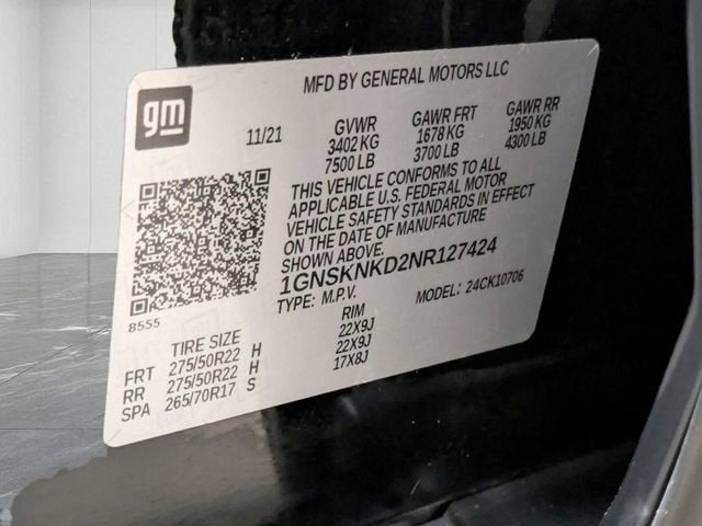 2022 Chevrolet Tahoe LT