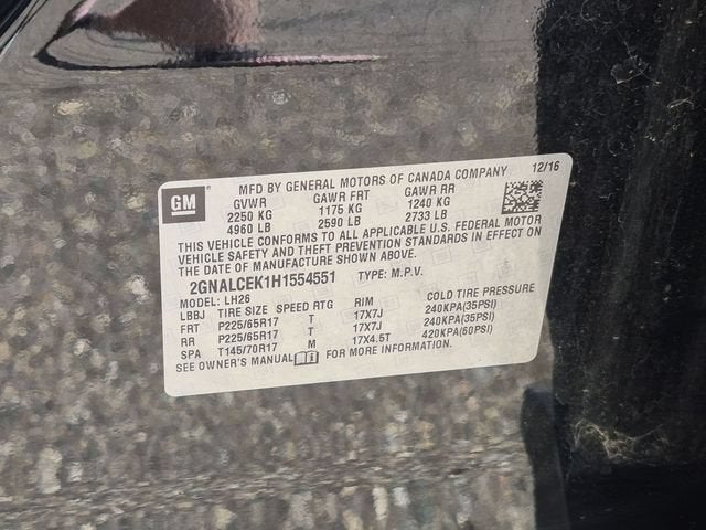 2017 Chevrolet Equinox LT