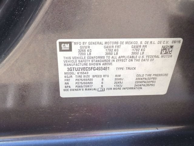 2015 GMC Sierra 1500 SLT