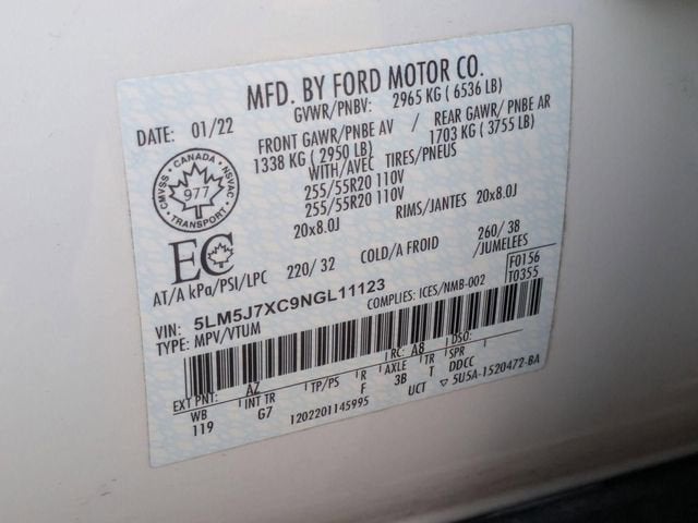 2022 Lincoln Aviator Reserve