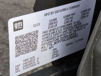 2025 Chevrolet Trax 2RS