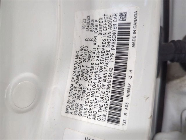 2024 Honda Civic Sedan Sport