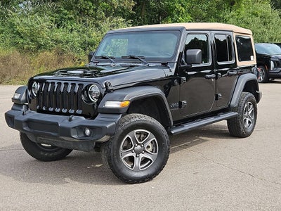 2020 Jeep Wrangler Unlimited Black and Tan