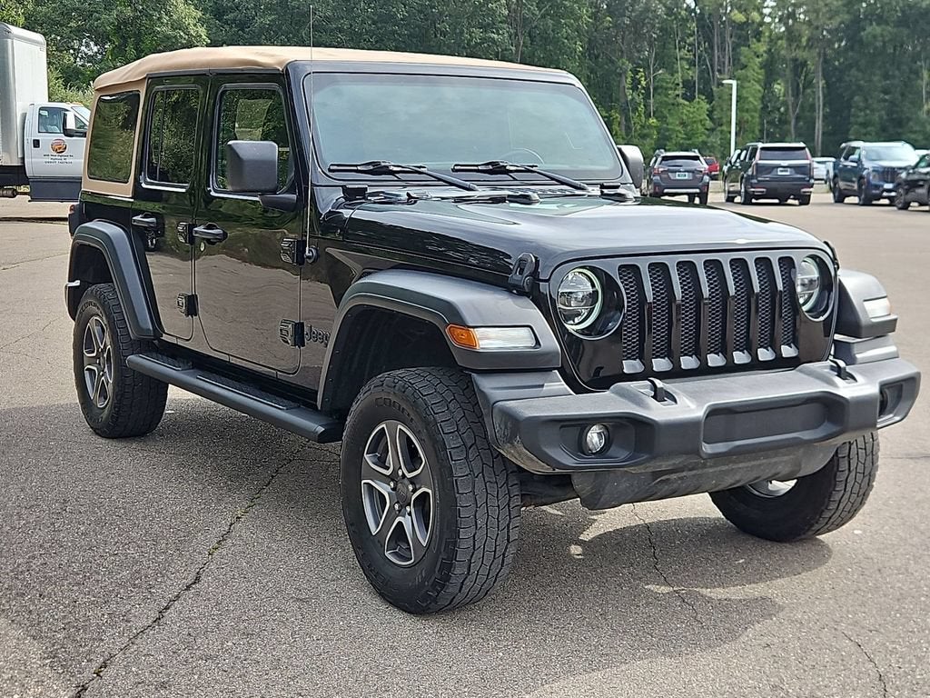 2020 Jeep Wrangler Unlimited Black and Tan