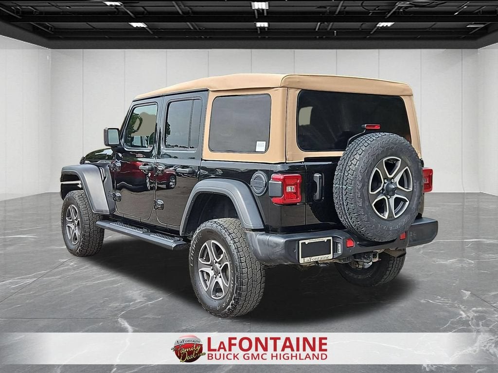 2020 Jeep Wrangler Unlimited Black and Tan