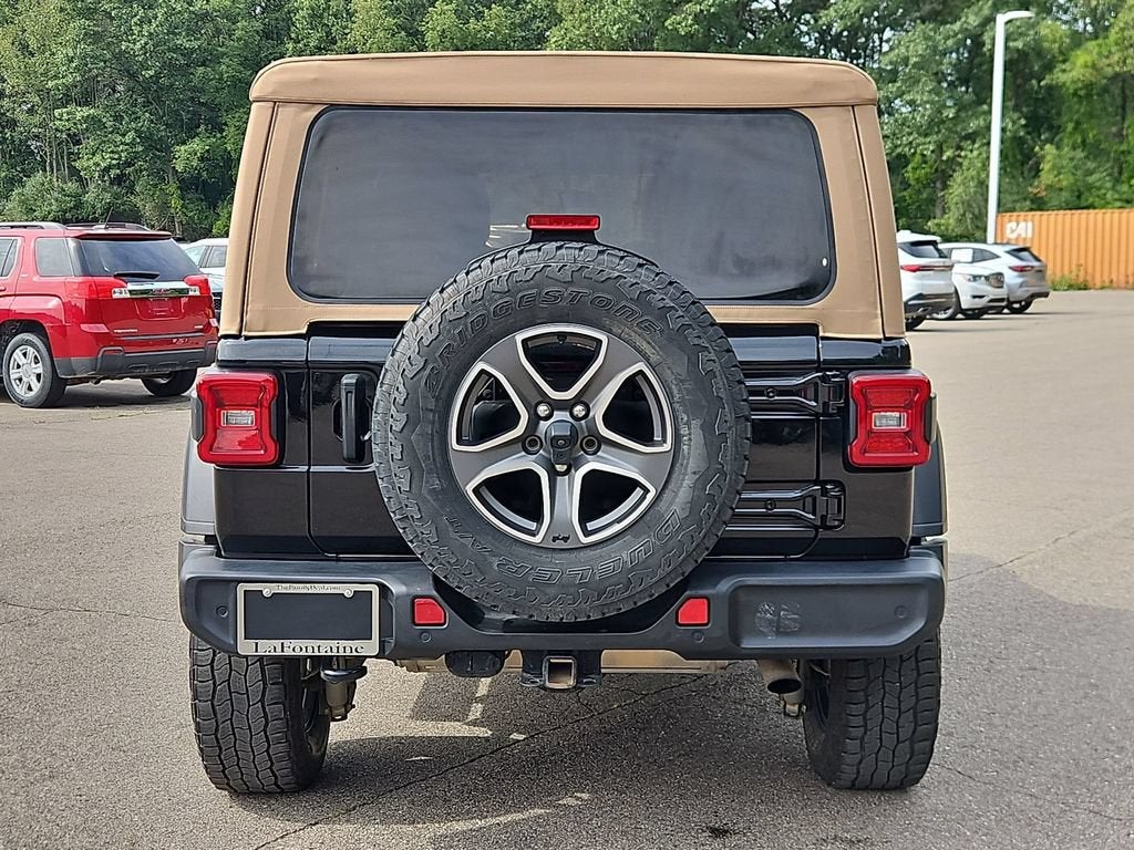 2020 Jeep Wrangler Unlimited Black and Tan
