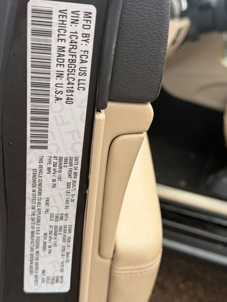 2020 Jeep Grand Cherokee Limited 4x4