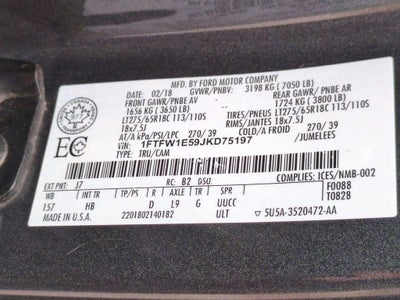 2018 Ford F-150 LARIAT