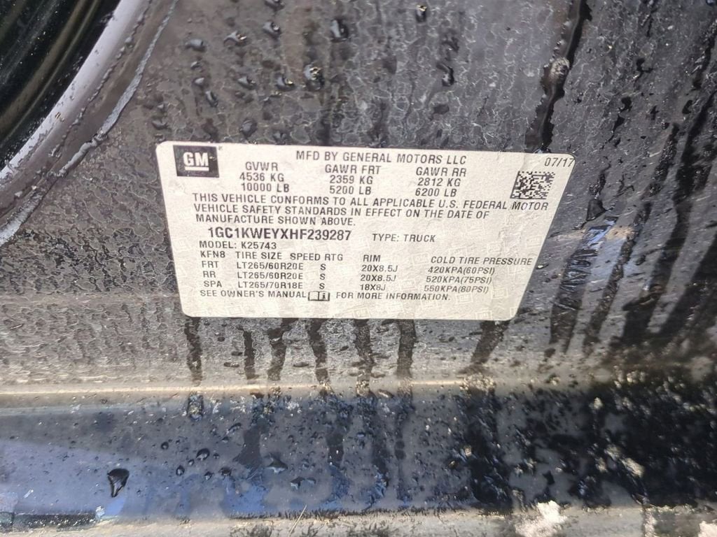 2017 Chevrolet Silverado 2500 HD LTZ