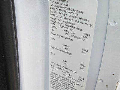 2024 GMC Savana Cutaway 3500 1WT