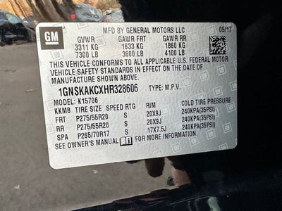 2017 Chevrolet Tahoe LS