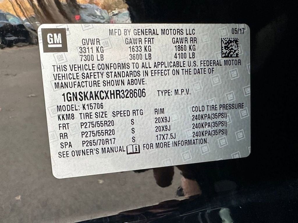 2017 Chevrolet Tahoe LS