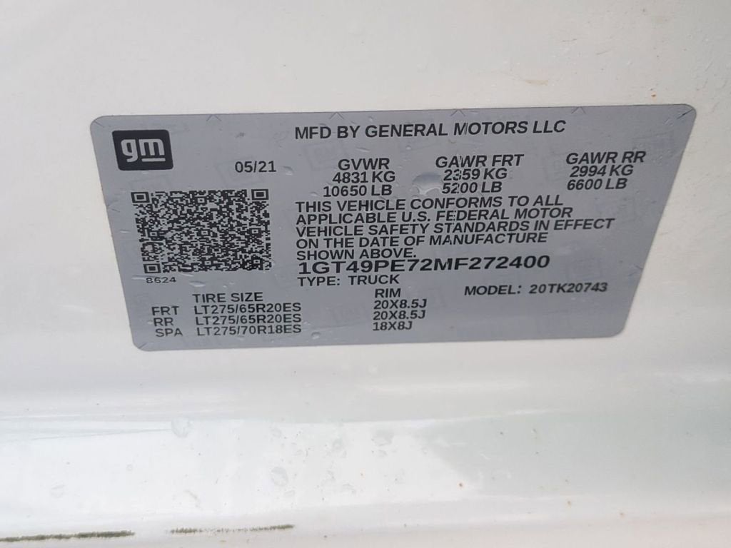 2021 GMC Sierra 2500 HD AT4
