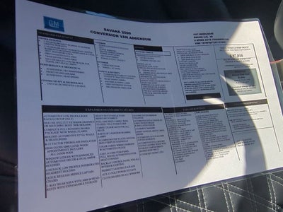 2025 GMC Savana Cargo 2500 Work Van