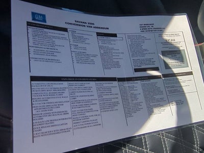 2025 GMC Savana Cargo Work Van