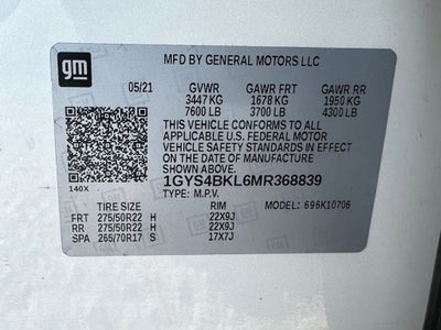 2021 Cadillac Escalade Premium Luxury