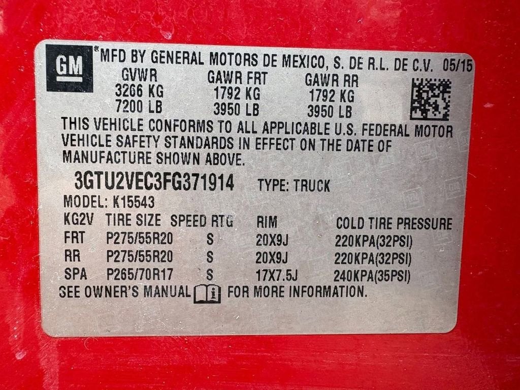 2015 GMC Sierra 1500 SLT