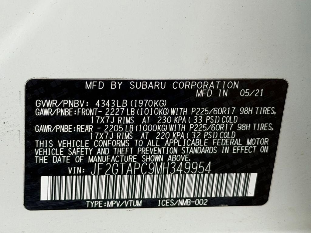 2021 Subaru Crosstrek Premium