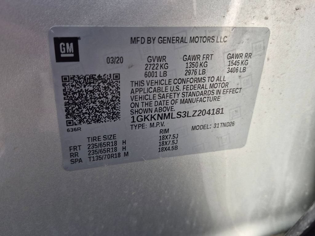 2020 GMC Acadia SLT