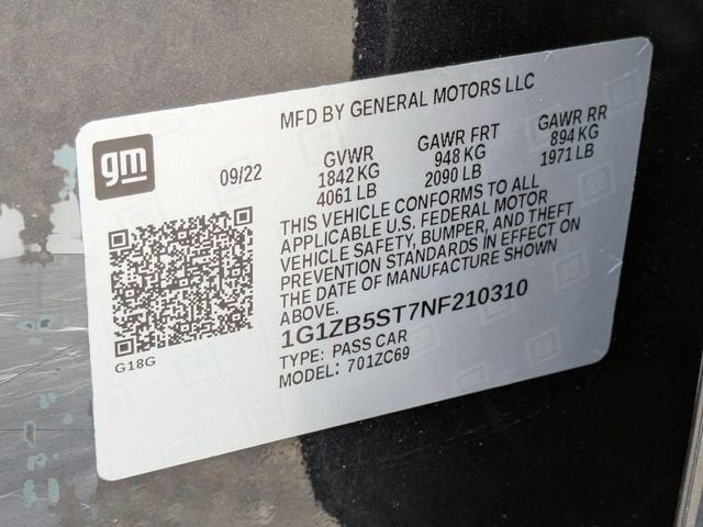 2022 Chevrolet Malibu LS