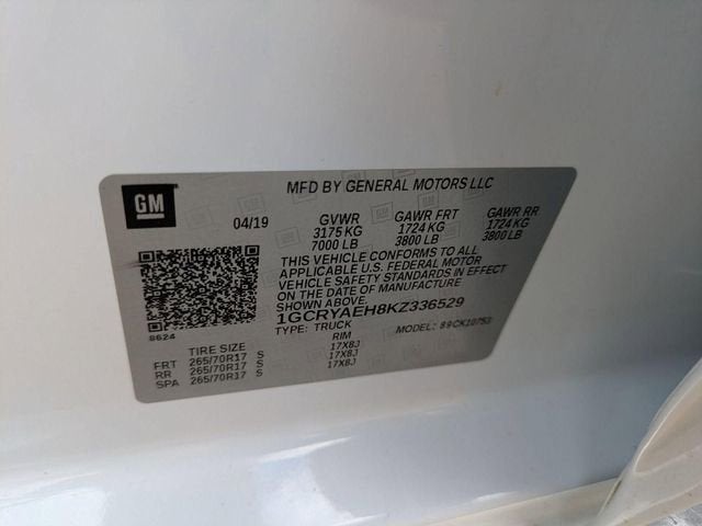 2019 Chevrolet Silverado 1500 Work Truck