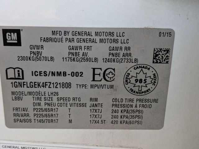 2015 Chevrolet Equinox LT