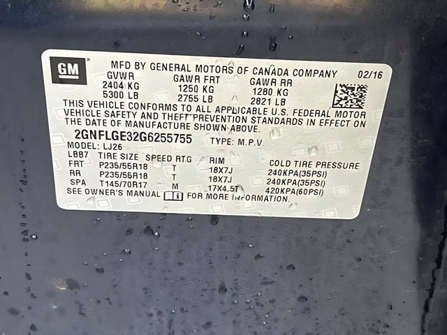 2016 Chevrolet Equinox LTZ