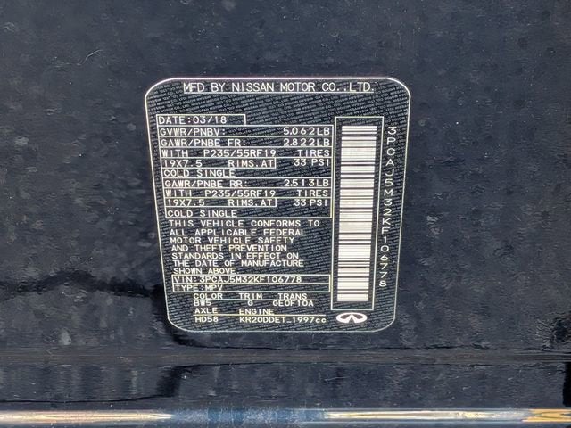 2019 INFINITI QX50 LUXE