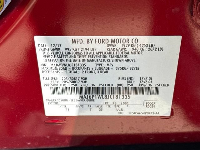 2018 Ford EcoSport Titanium