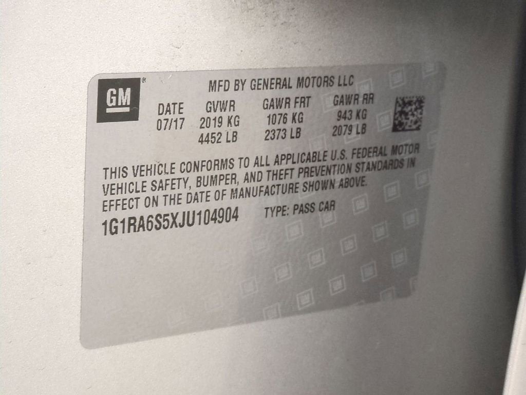 2018 Chevrolet Volt LT