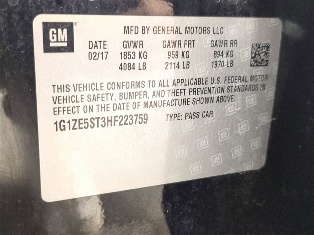 2017 Chevrolet Malibu LT