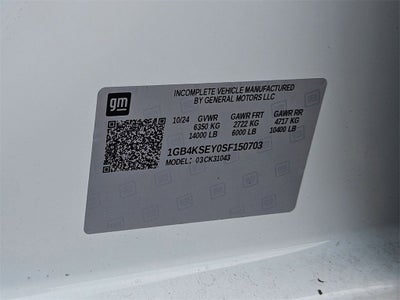 2025 Chevrolet Silverado 3500 HD Chassis Cab Work Truck