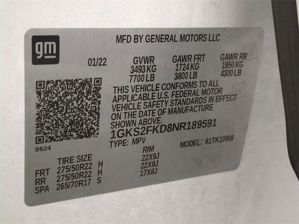 2022 GMC Yukon XL SLE