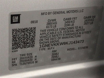 2019 Chevrolet Traverse Premier