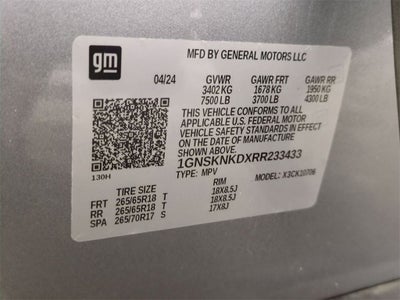 2024 Chevrolet Tahoe LT